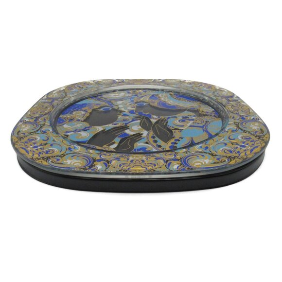 ROSENTHAL Bjorn Wiinblad The Annunciation Christmas Wall Plate 1977 Signed Vinta - Picture 10 of 12